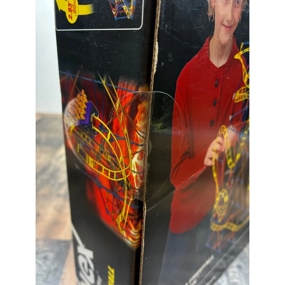 K'NEX Firestorm Freefall Coaster Building Set 674pc Motorized Ages 9+ New Sealed